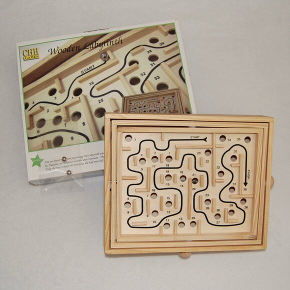 NIB Wooden Labyrinth Game - Picture 7 of 12